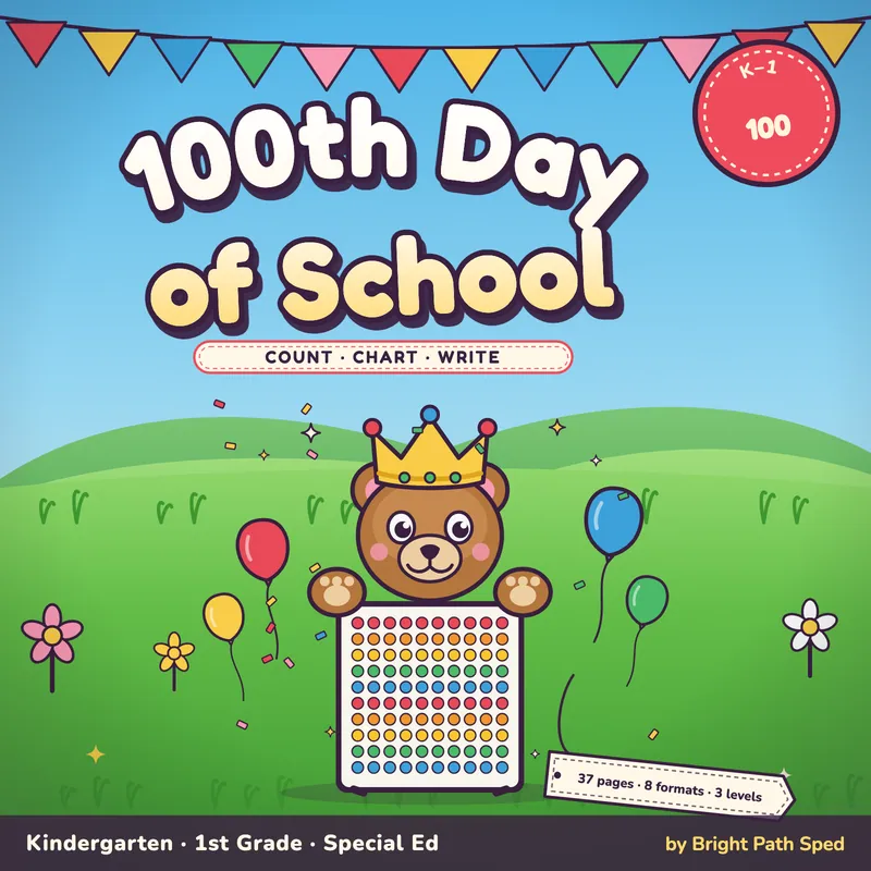100th Day of School Worksheets, image 1 of 4