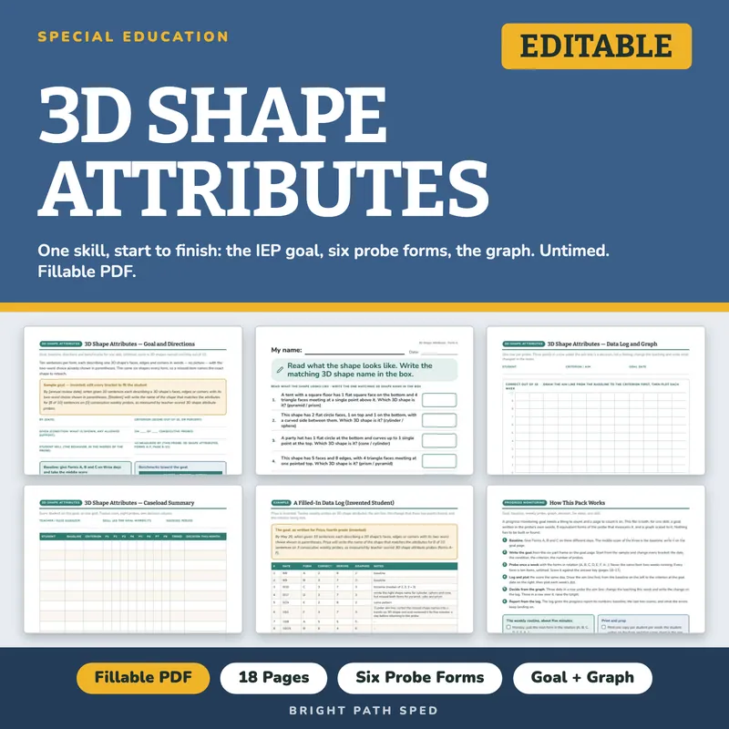3D Shape Attributes (Faces/Edges/Vertices) Probes, image 1 of 4