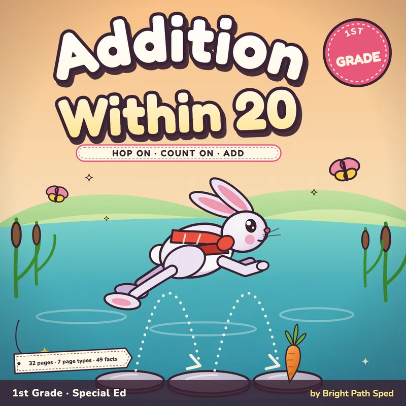Addition Within 20 Worksheets, image 1 of 4