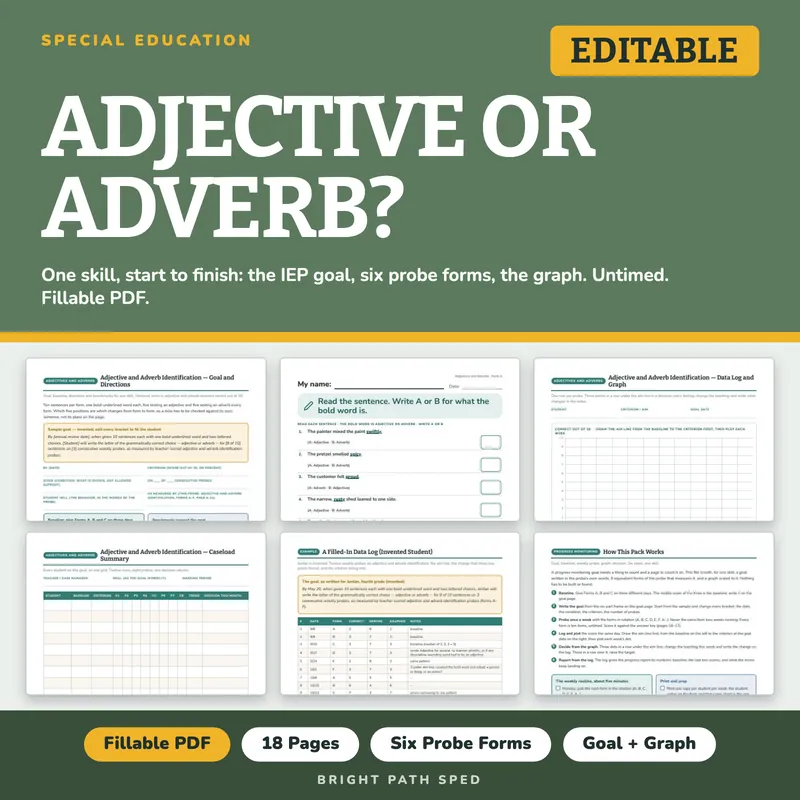 Adjective and Adverb Identification Probes, image 1 of 4