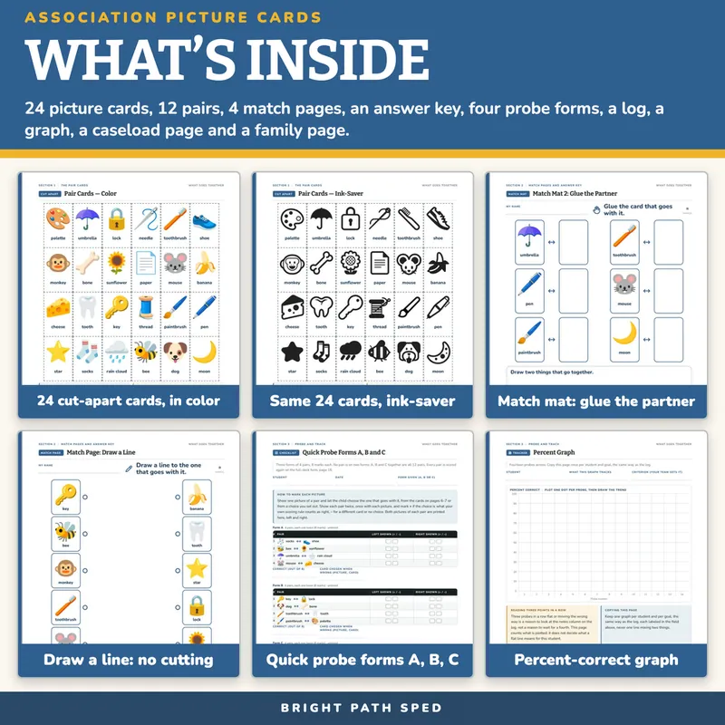 Association Picture Cards: What Goes Together?, image 2 of 4
