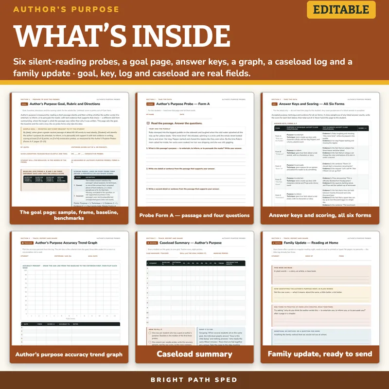 Author's Purpose Probes Editable, image 2 of 4