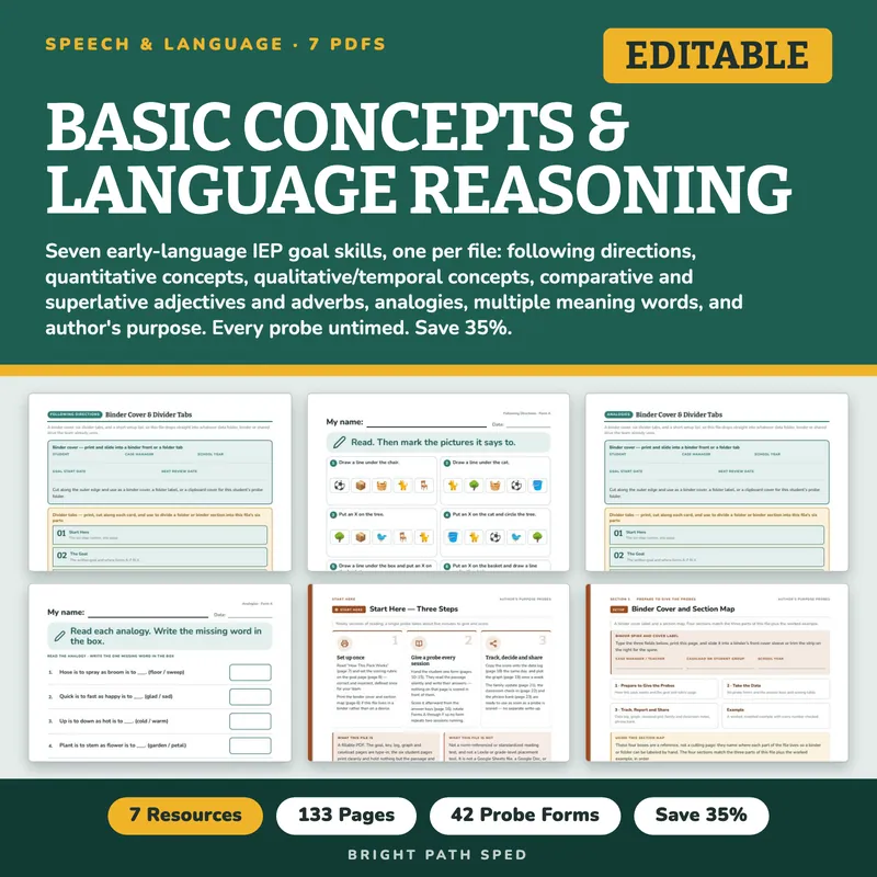 Basic Concepts and Language Reasoning Probes Bundle, image 1 of 3