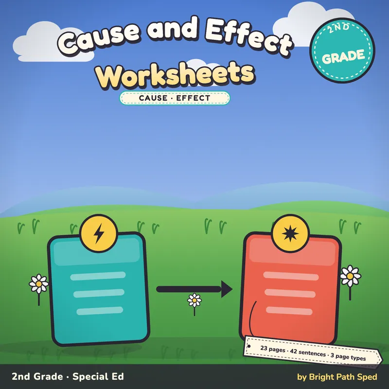 Cause and Effect Worksheets, image 1 of 4