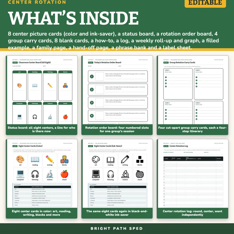Center Rotation Cards, image 2 of 4