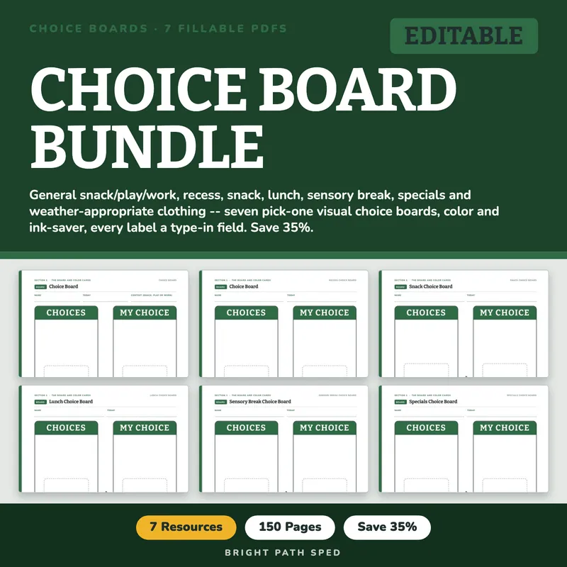 Choice Board Bundle, image 1 of 3
