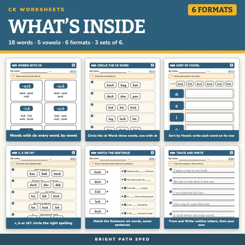 CK Worksheets, image 2 of 4