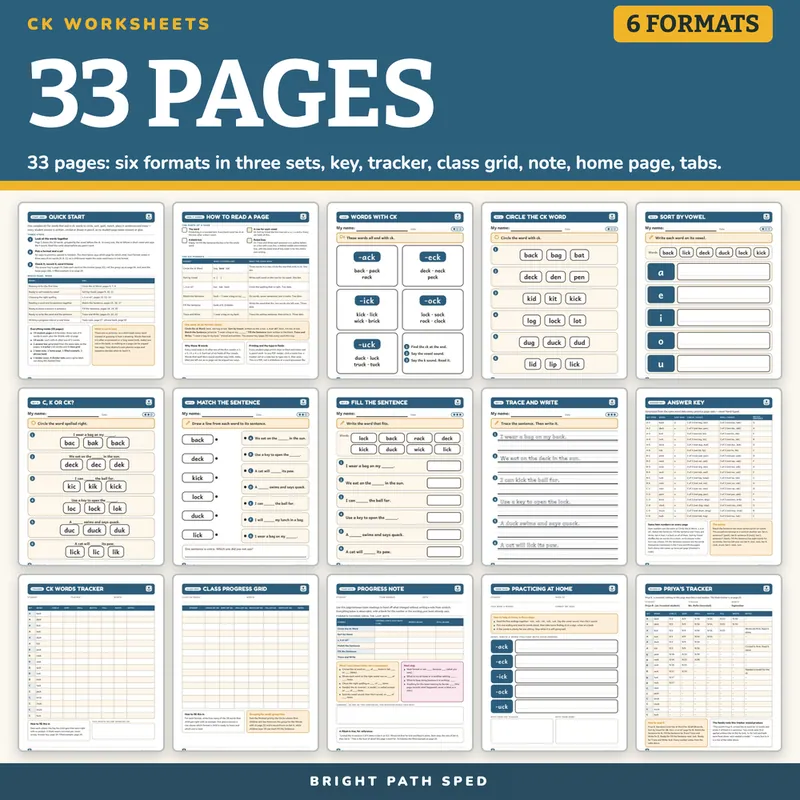 CK Worksheets, image 4 of 4
