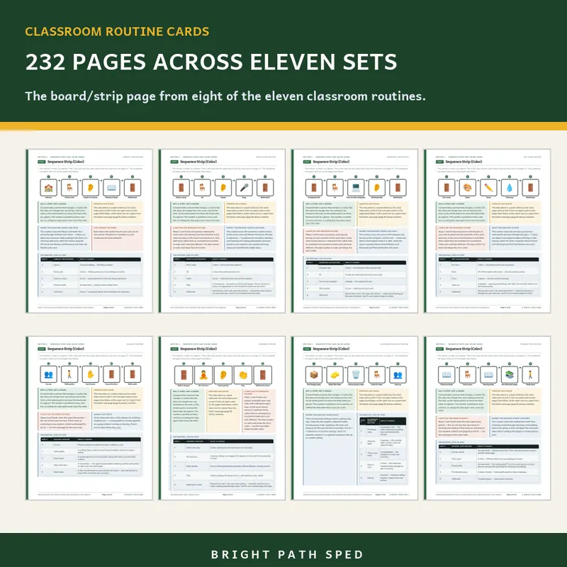 Classroom Routine Visual Schedule Cards Bundle, image 3 of 3