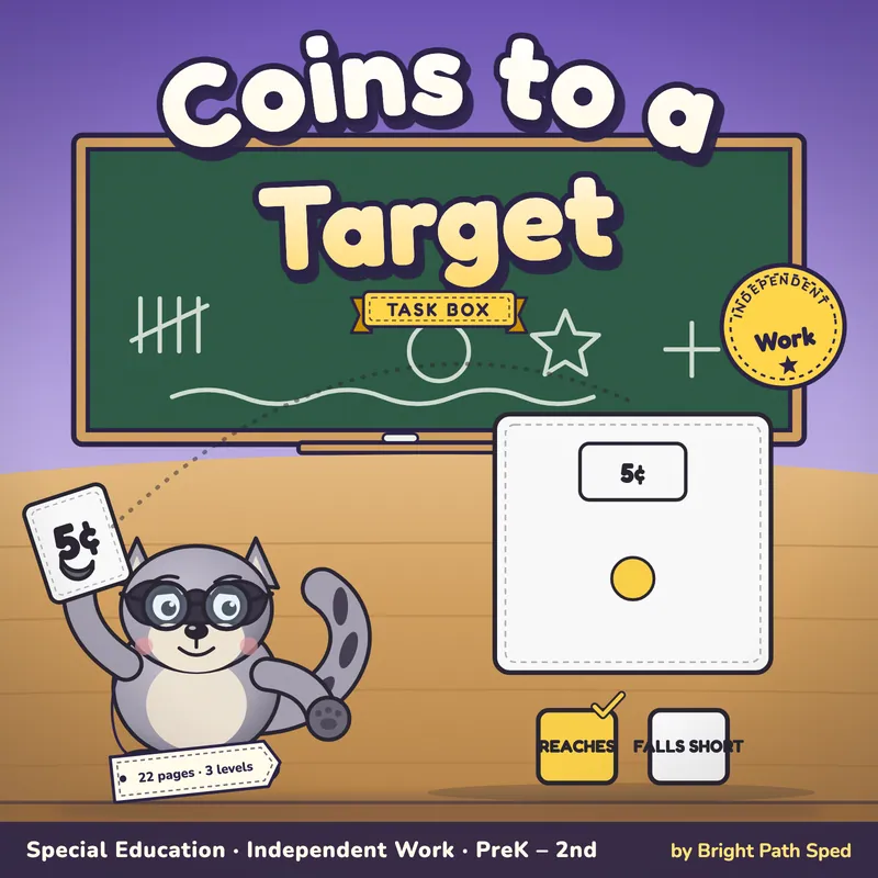 Coins to a Target Task Box, image 1 of 4