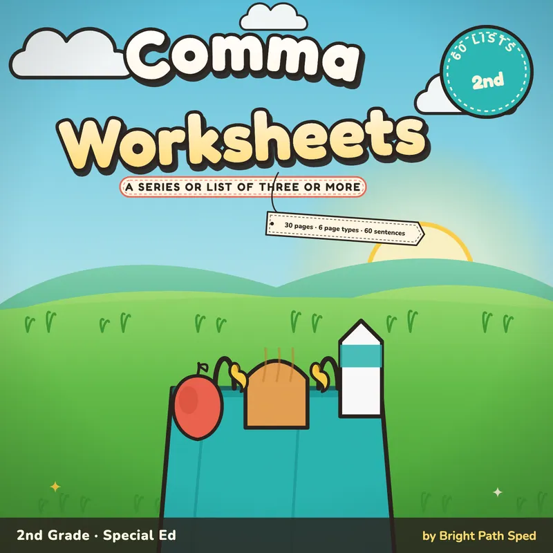 Comma Worksheets, image 1 of 4