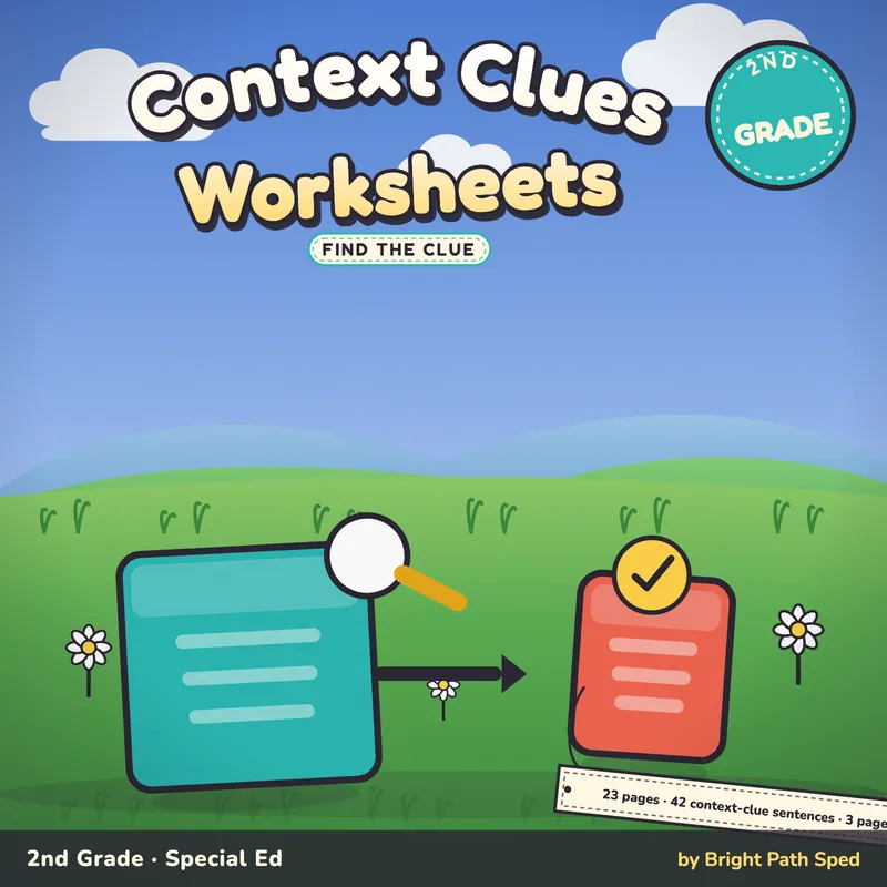 Context Clues Worksheets, image 1 of 4