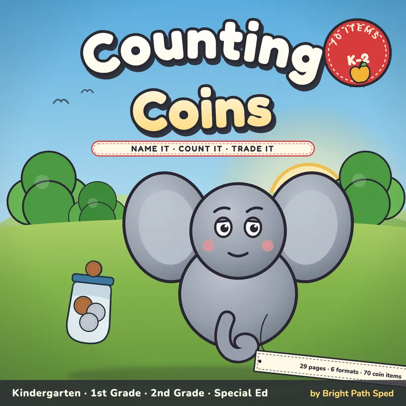 Counting Coins Worksheets, image 1 of 4