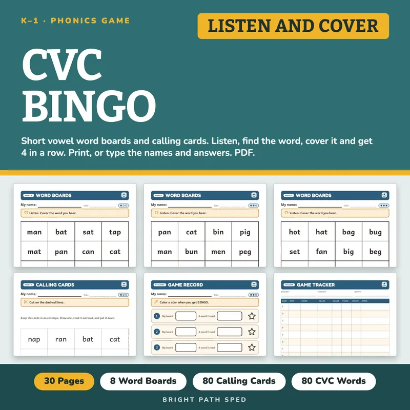 CVC Bingo, image 1 of 4