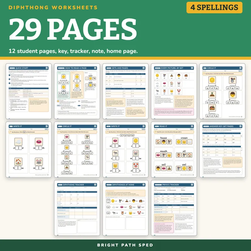 Diphthong Worksheets OU OW OI OY, image 4 of 4