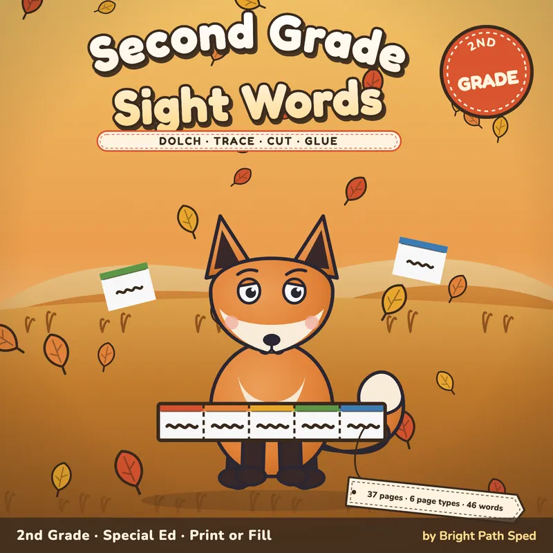 Dolch Second Grade Sight Word Worksheets, image 1 of 4