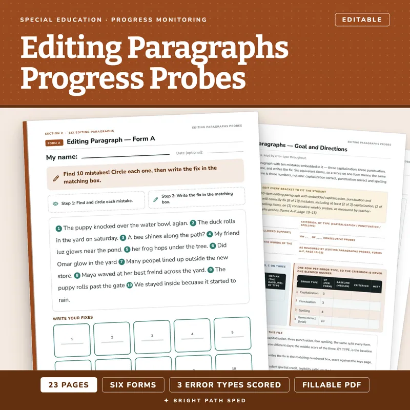 Editing Paragraphs Probes, image 1 of 4