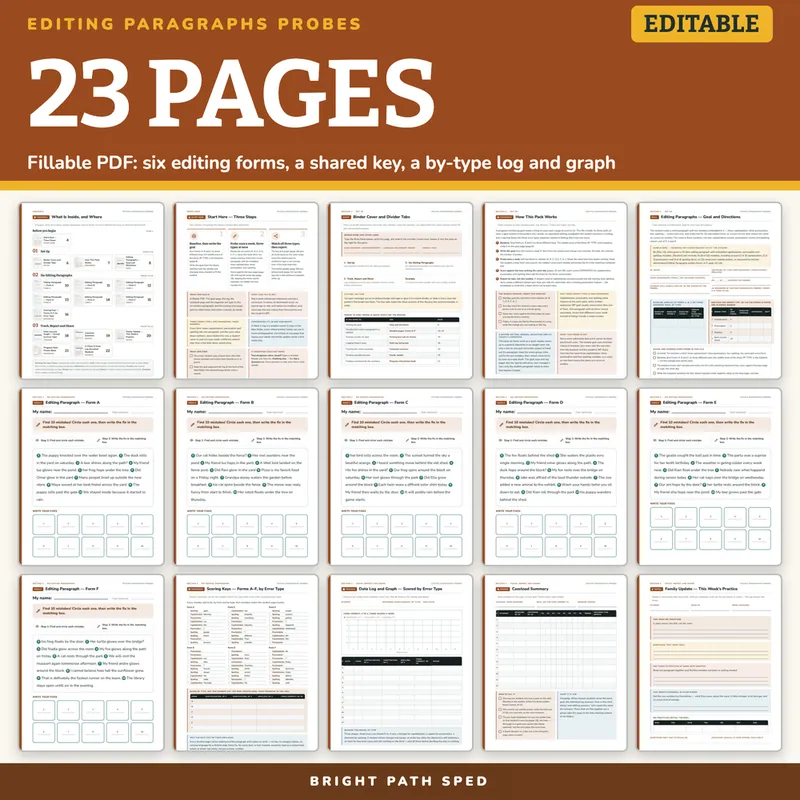 Editing Paragraphs Probes, image 4 of 4