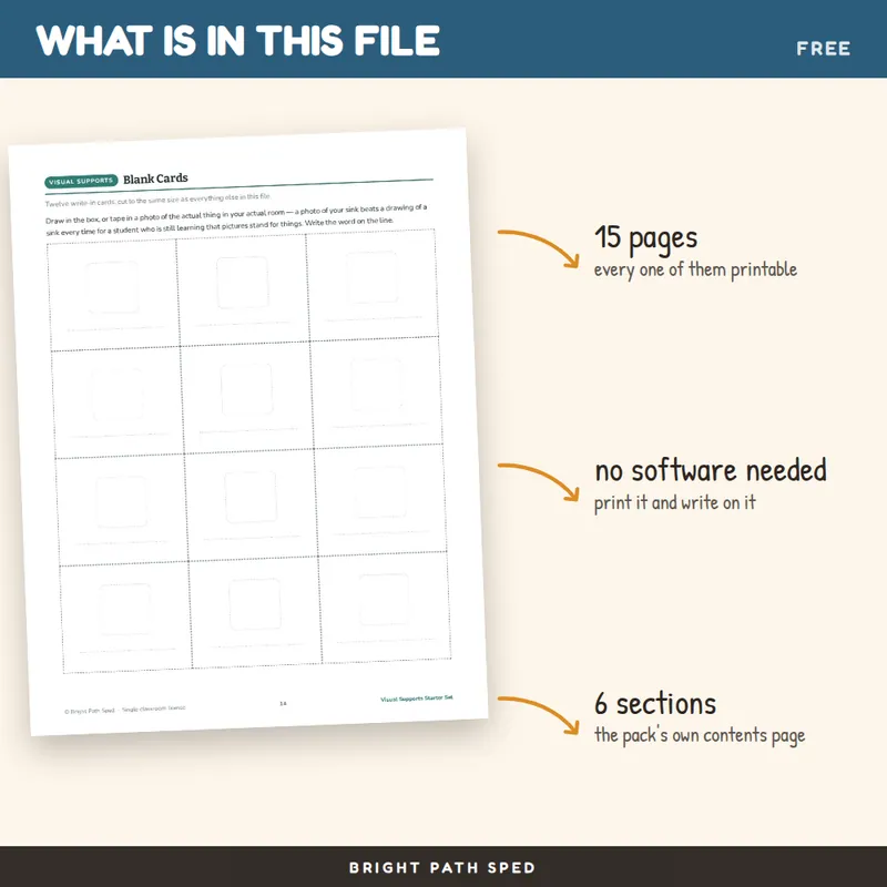 Free First Then Visual Schedule and First Then Board, image 2 of 4