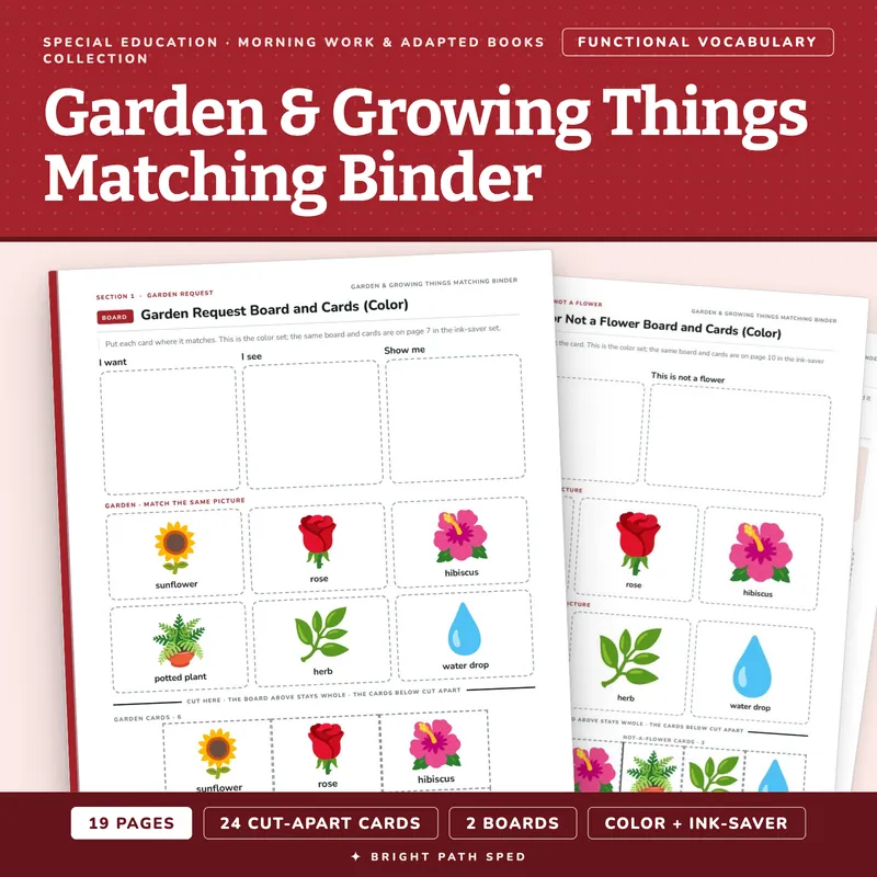 Garden & Growing Things Matching Binder, image 1 of 4