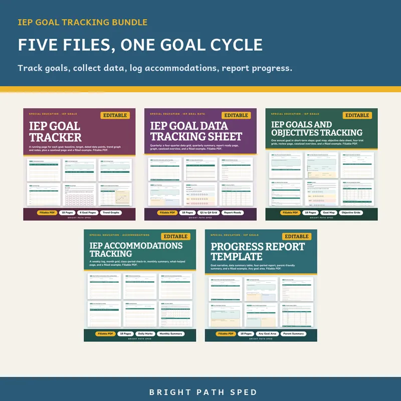 IEP Goal Tracking Bundle, image 2 of 3