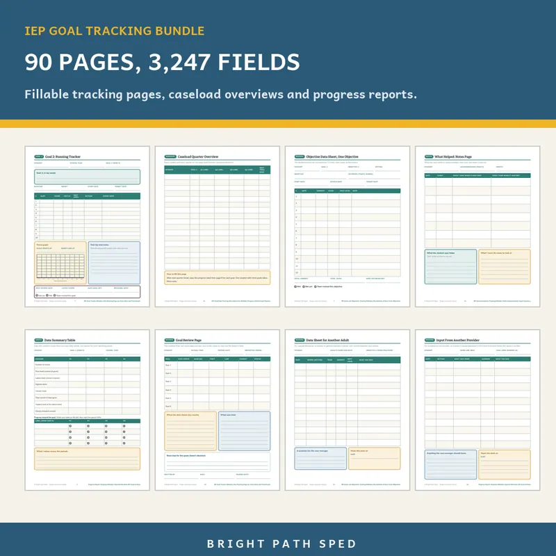 IEP Goal Tracking Bundle, image 3 of 3