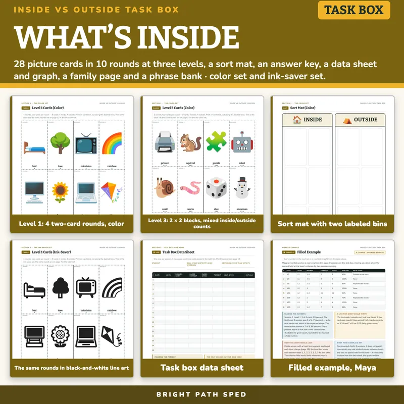 Inside vs Outside Sort Task Box, image 2 of 4