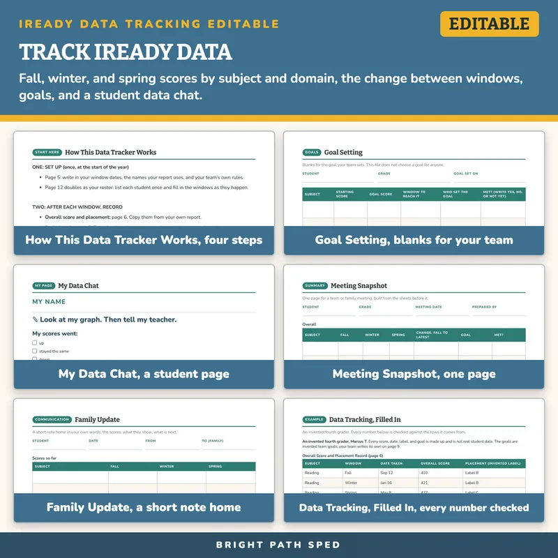 iReady Data Tracking Editable, image 3 of 4