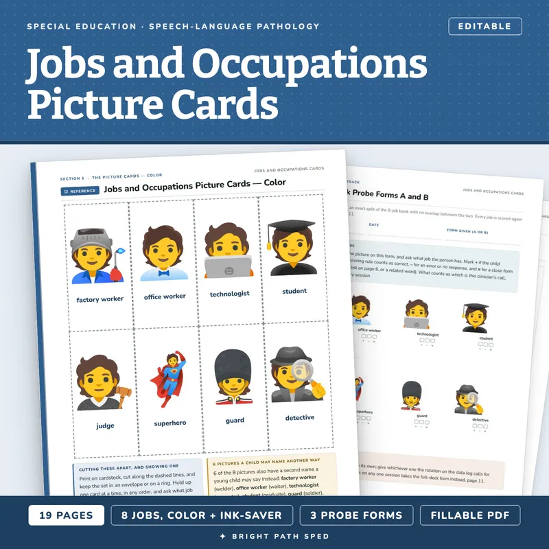 Jobs and Occupations Picture Cards, image 1 of 4