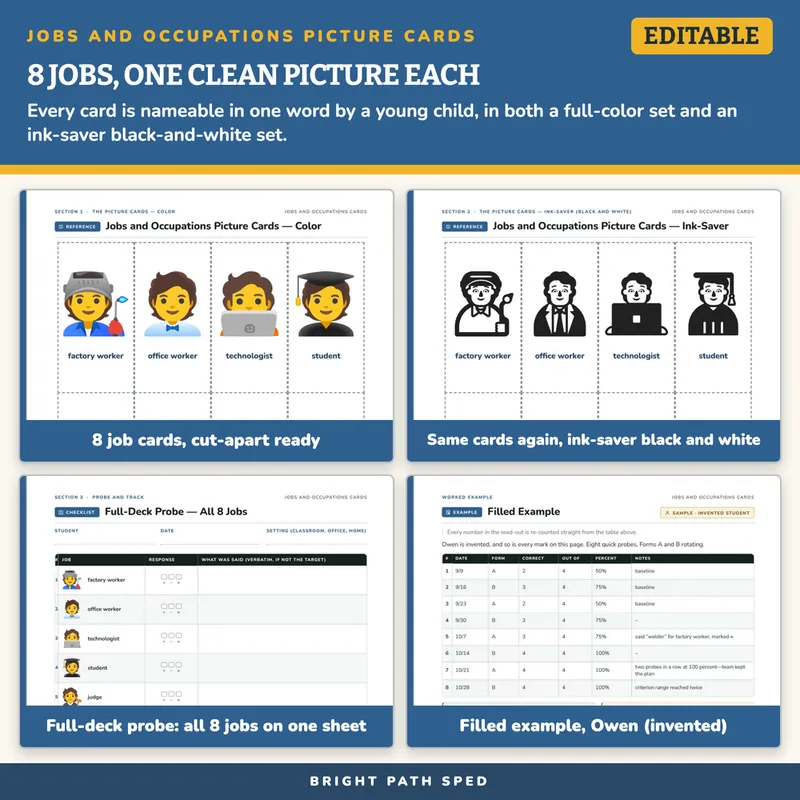 Jobs and Occupations Picture Cards, image 3 of 4