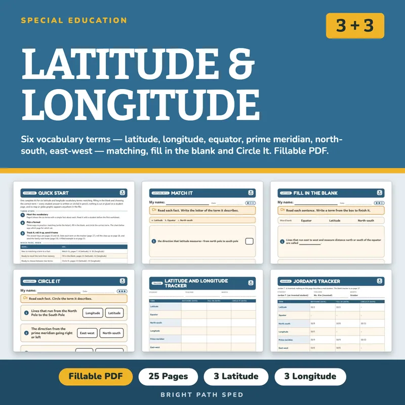Latitude and Longitude Practice, image 1 of 4