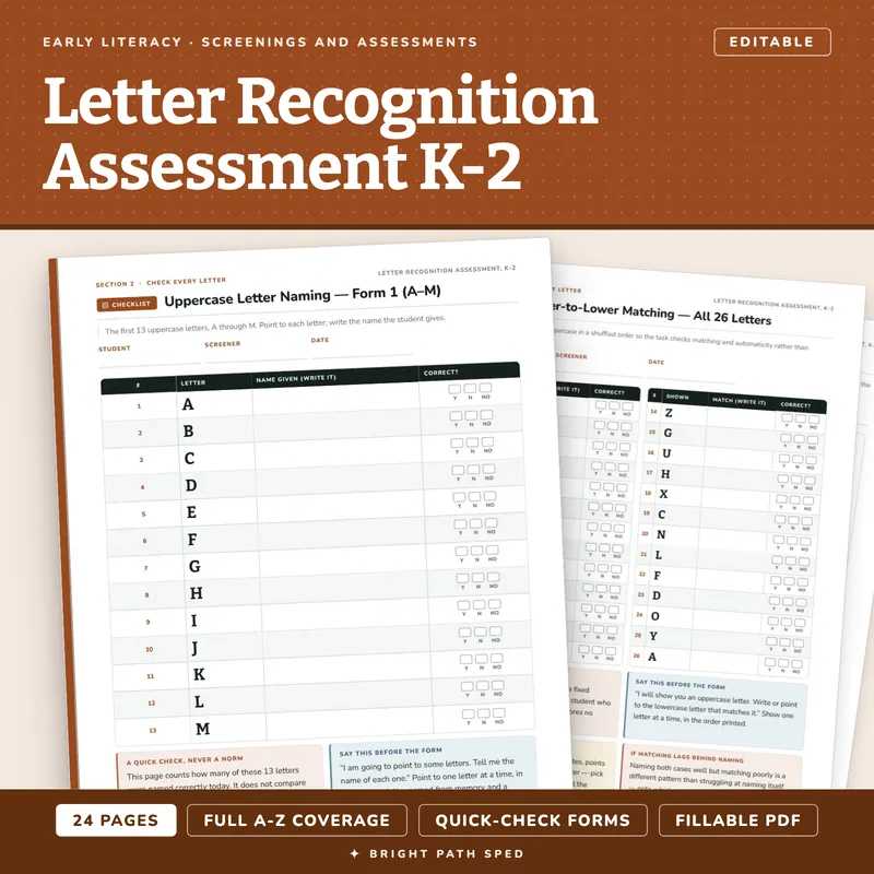 Letter Recognition Assessment, image 1 of 4