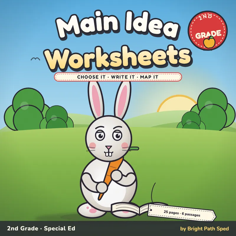 Main Idea Worksheets, image 1 of 4