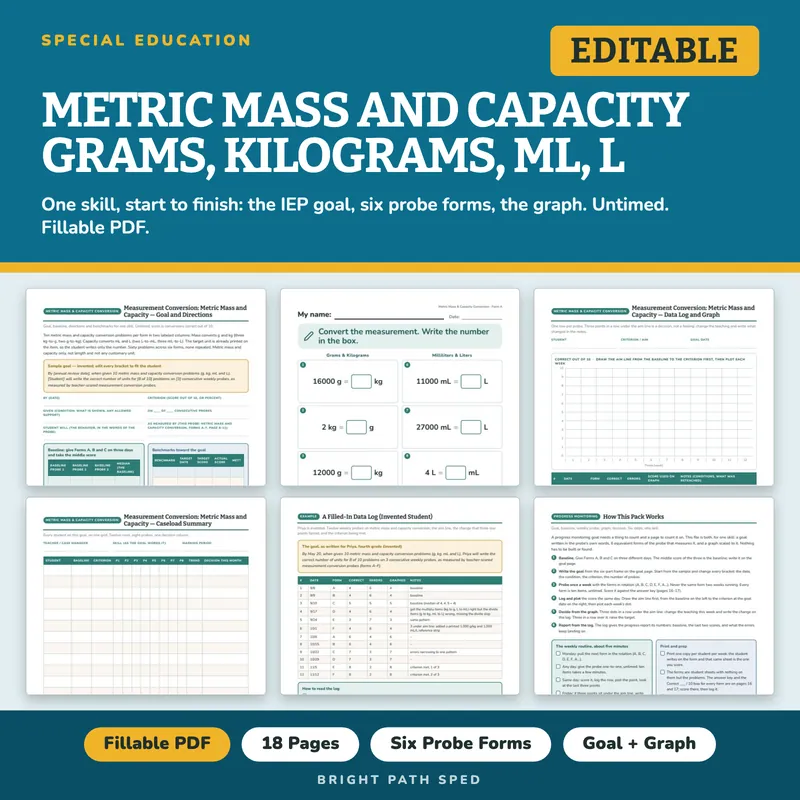 Metric Mass and Capacity Conversion Progress Monitoring Probes, image 1 of 4