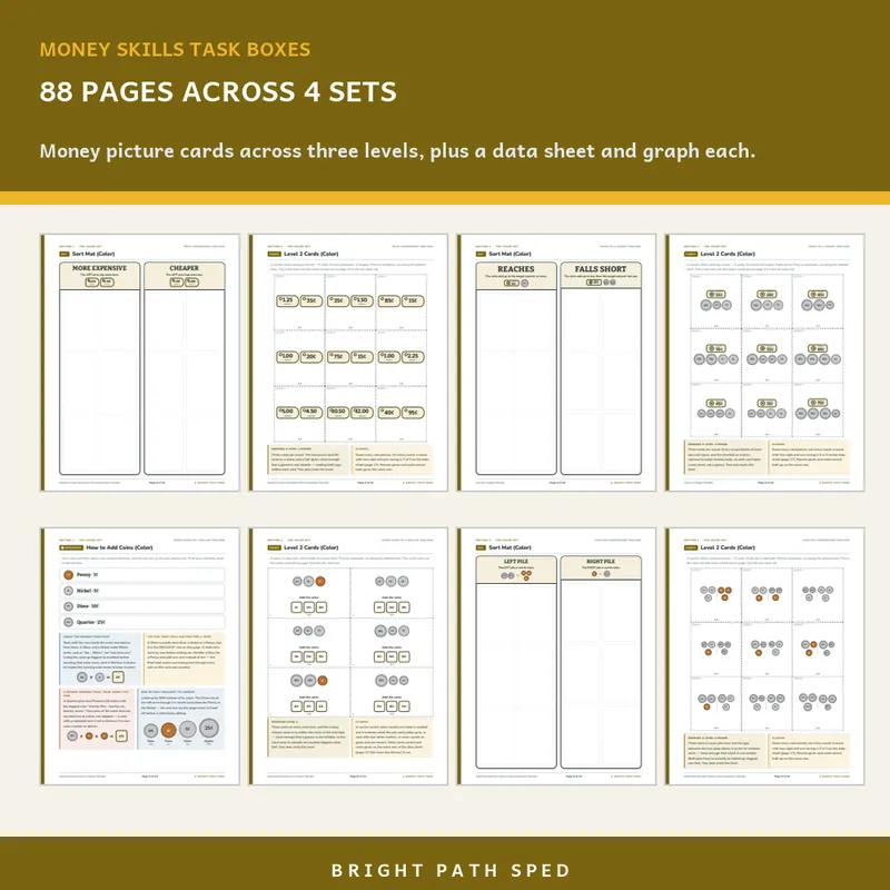 Money Skills Task Box Bundle, image 3 of 3
