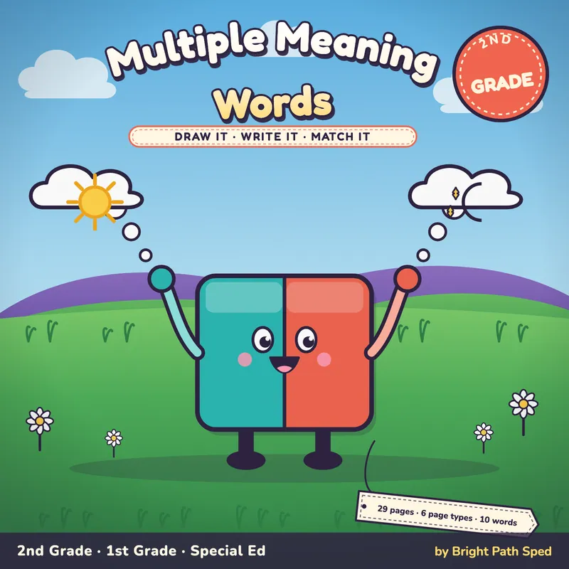 Multiple Meaning Words Worksheets, image 1 of 4