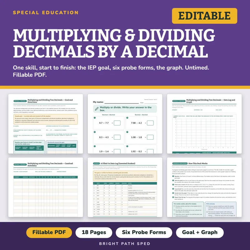 Multiplying and Dividing Decimals by a Decimal, image 1 of 4