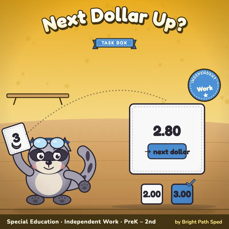 Next Dollar Up Money Task Box, image 1 of 4