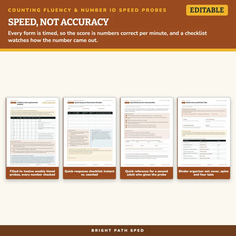 Number Identification & Counting Fluency Probes, image 3 of 4