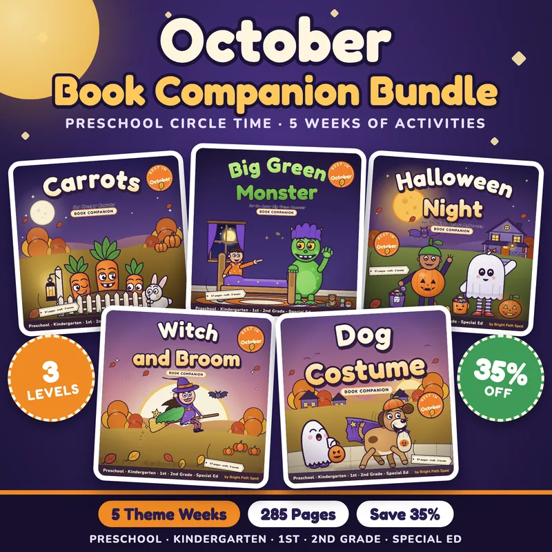 October Book Companion Bundle, image 1 of 3