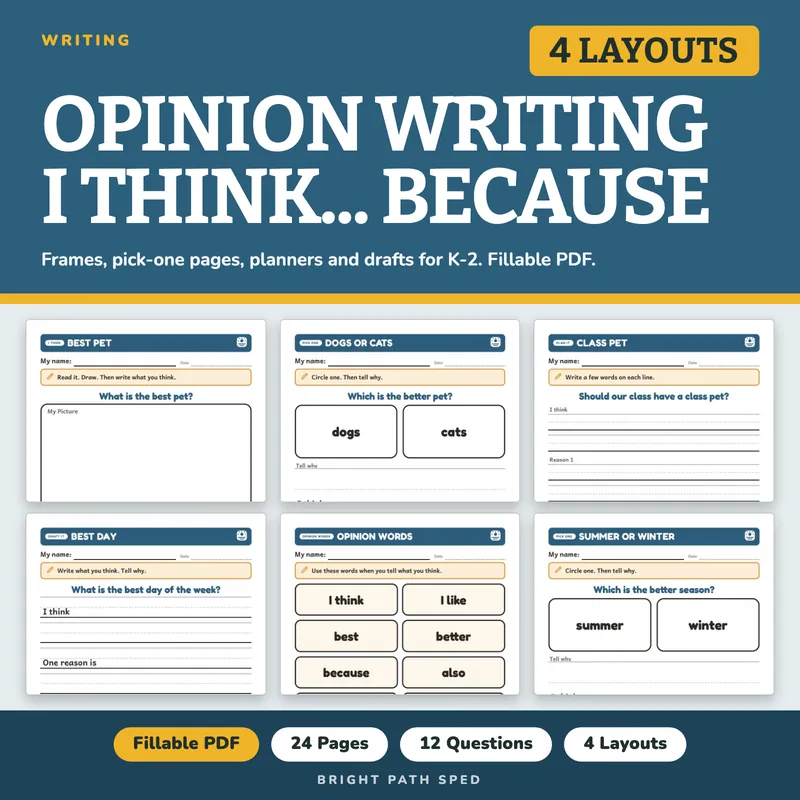 Opinion Writing, image 1 of 4