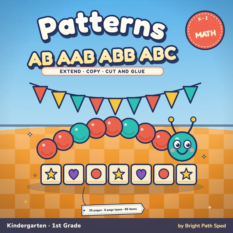 Patterns Worksheets, image 1 of 4