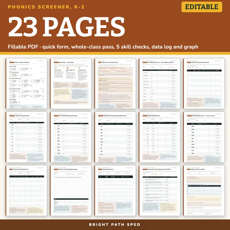 Phonics Screener K-2, image 4 of 4