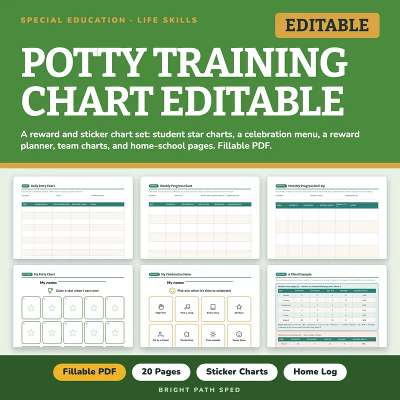 Potty Training Chart, image 1 of 4