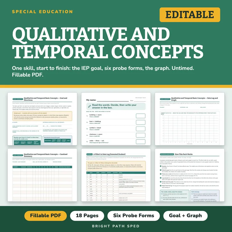 Qualitative and Temporal Concepts Progress Monitoring Probes, image 1 of 4