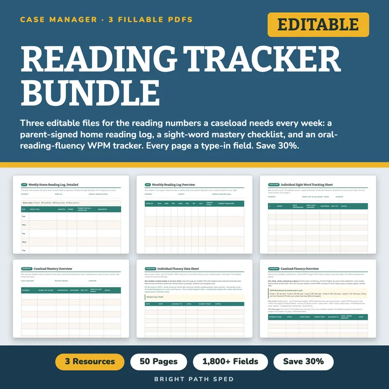 Reading Tracker Bundle, image 1 of 3