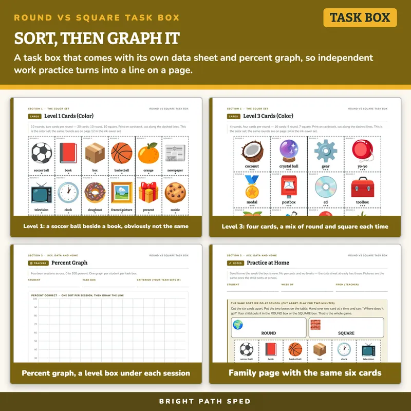 Round vs Square Sort Task Box, image 3 of 4
