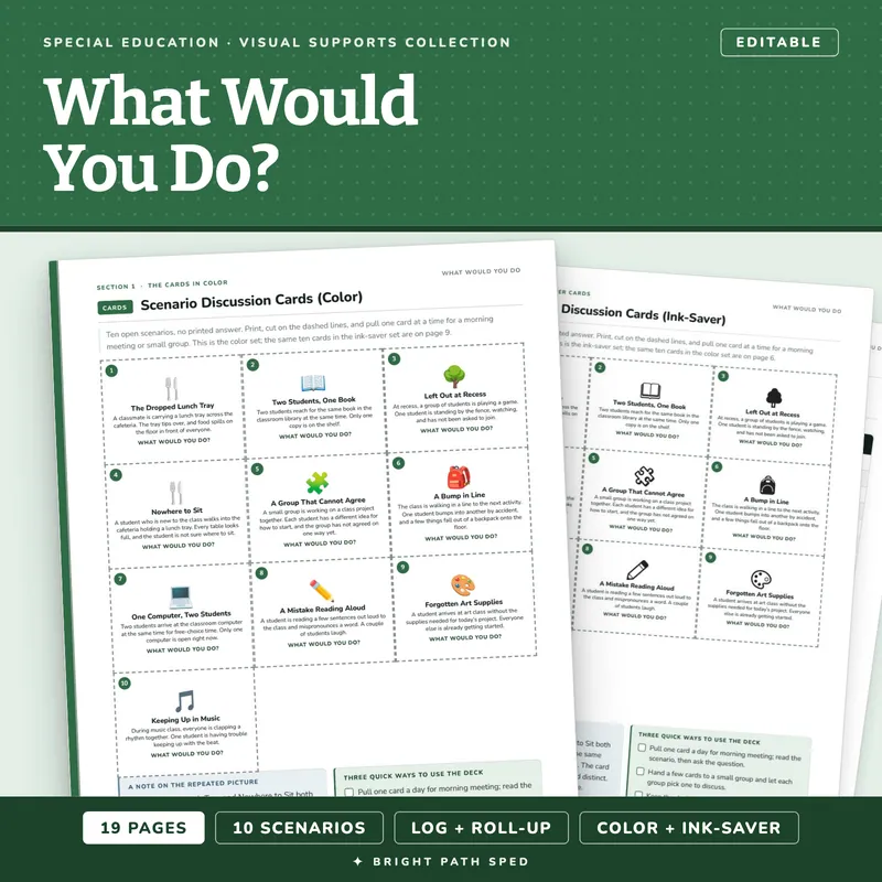 SEL Scenario Discussion Cards, image 1 of 4