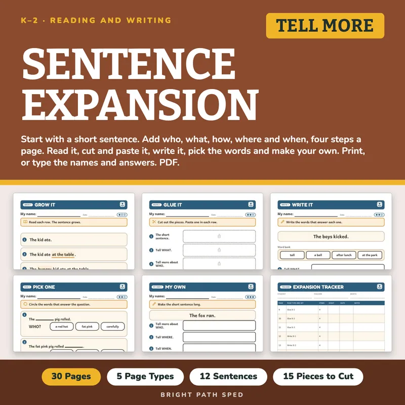 Sentence Expansion, image 1 of 4