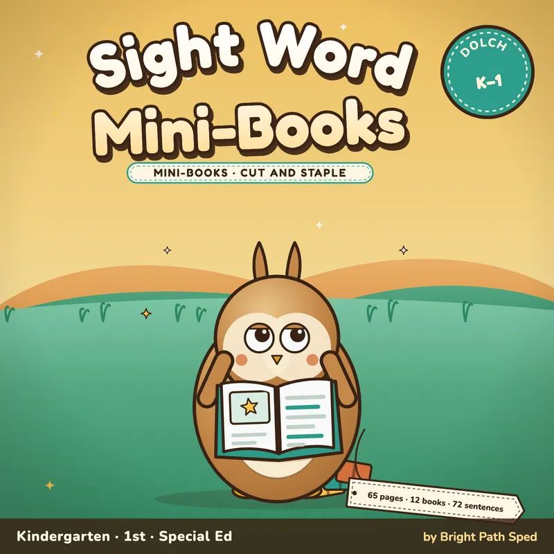 Sight Word Readers Worksheets, image 1 of 4